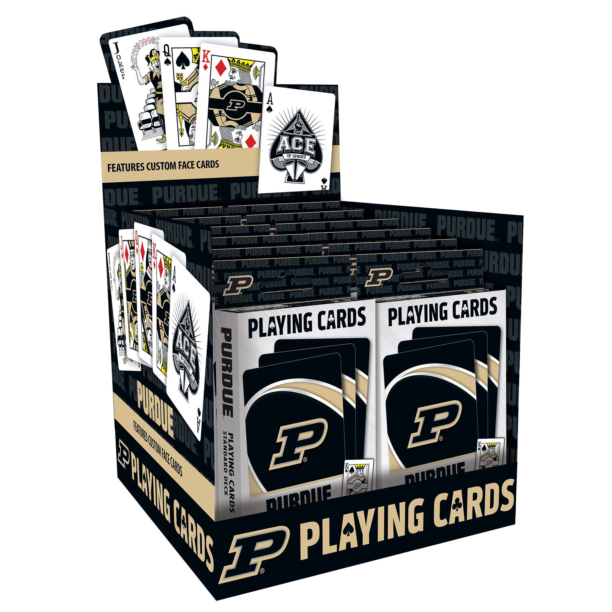 Masterpieces Puzzles - Wholesale Playing Cards - Purdue Boilermakers Playing Cards3