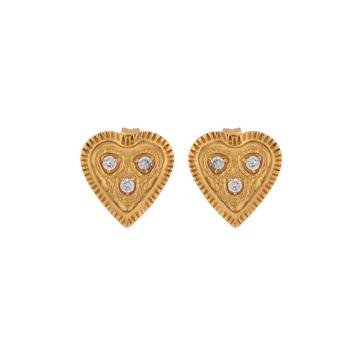 HART Earrings Zirconia for wholesale by Isabel Lamadrid