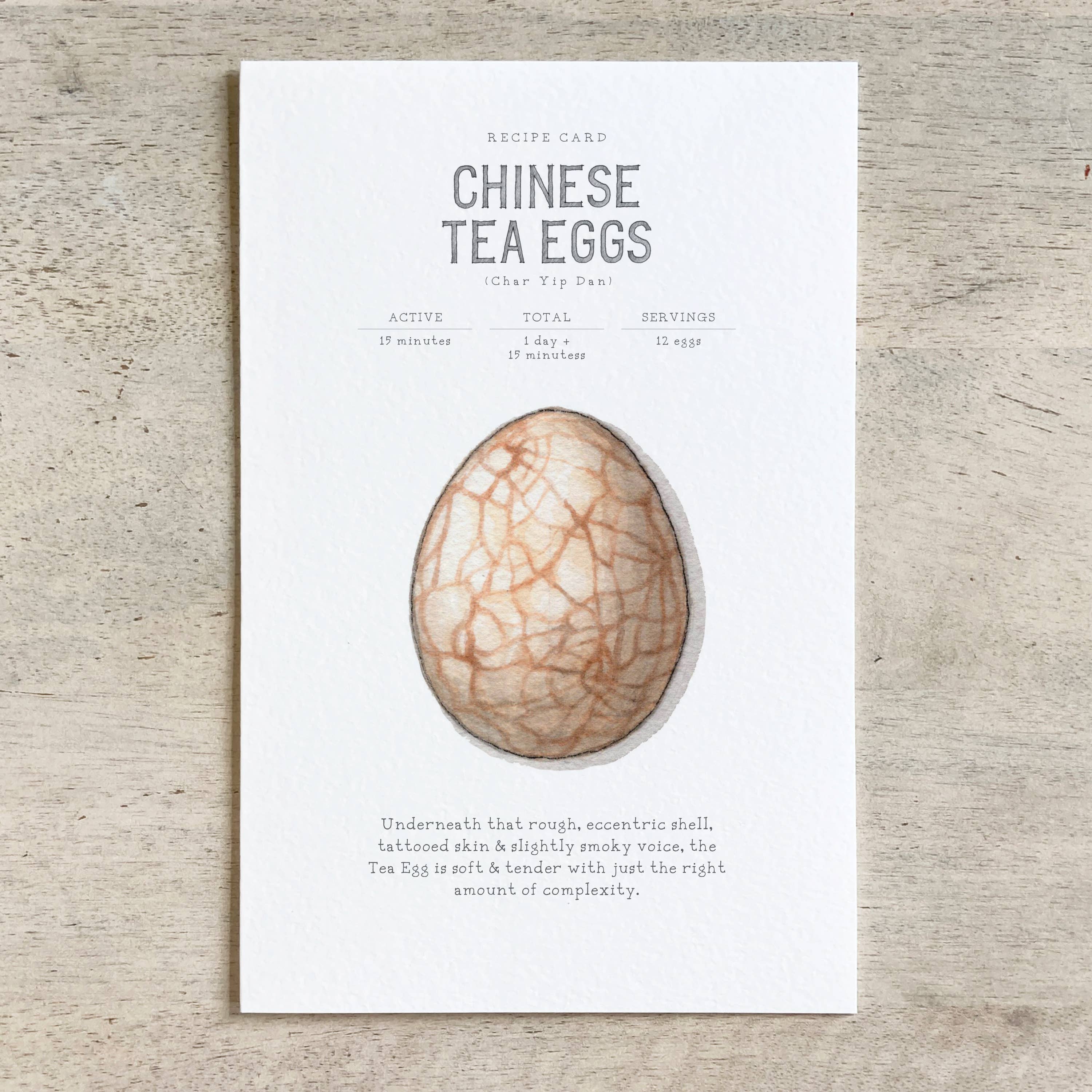 Yeesan Loh - Wholesale Recipe Card - Recipe Card / Chinese Tea Egg0