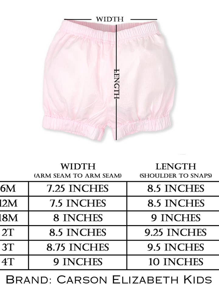 Carson Elizabeth Kids - Wholesale Shorts - Baby - Light Pink Bubble Bloomers3