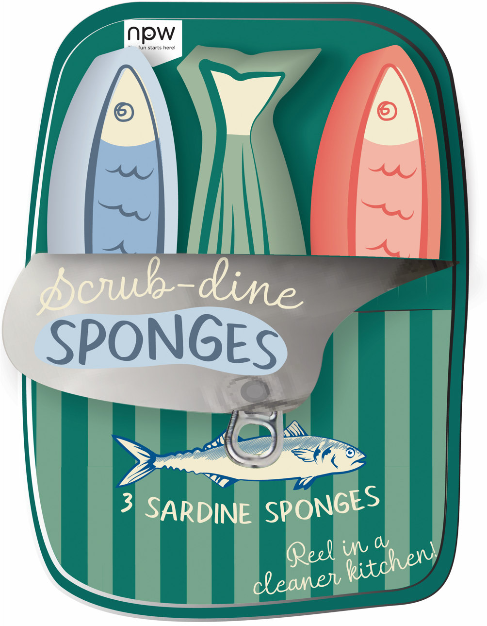 NPW - Wholesale Cleaning Sponge - Sardine Sponges - 3 Pack1