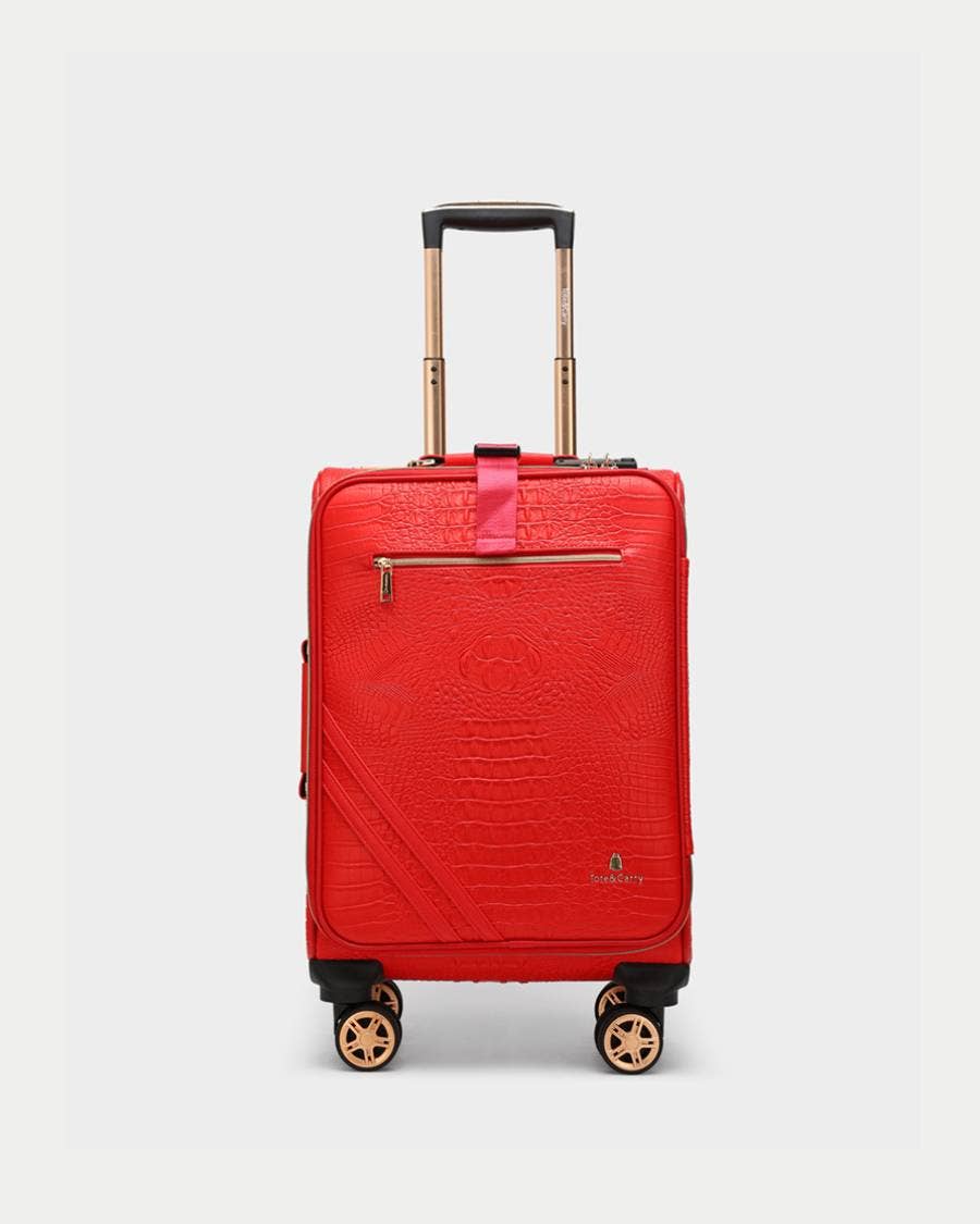 Tote&Carry - Wholesale Luggage - Apollo 2 Suitcase 2 Piece Set in Red9
