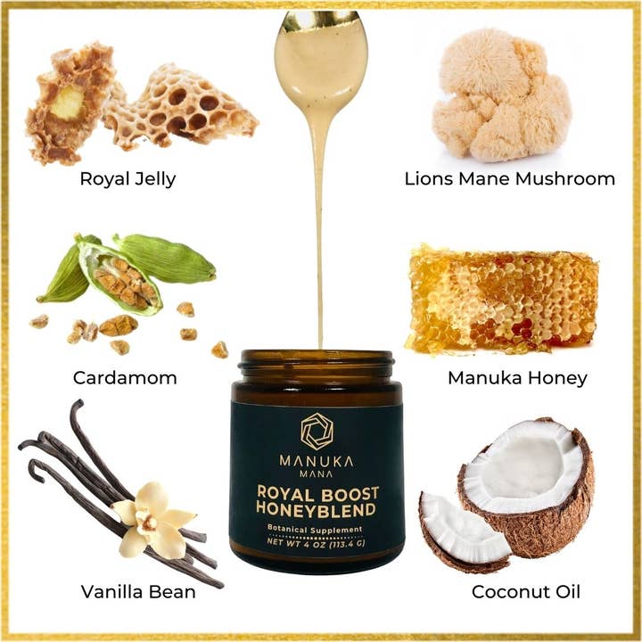 Manuka Mana - Wholesale Honey - Royal Jelly Honeyblend (with Lions Mane)