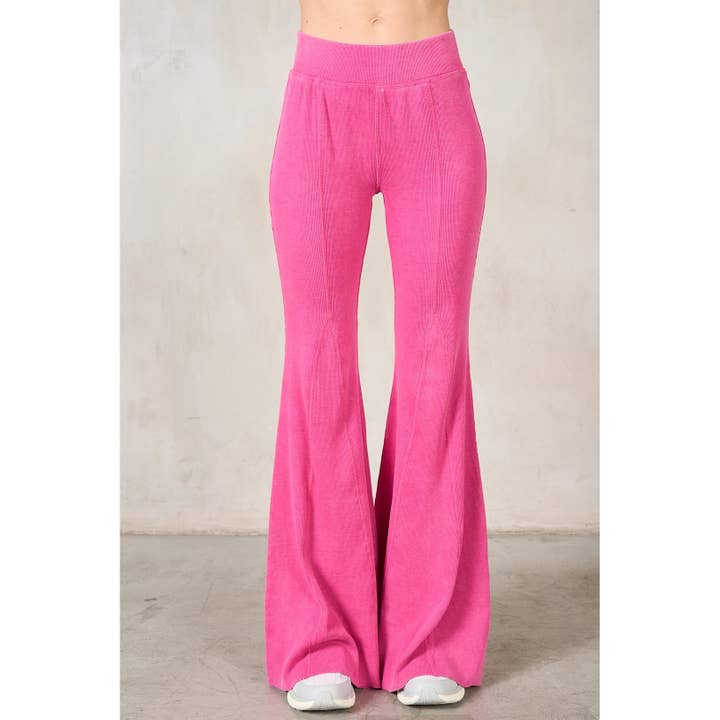 lalamia - Wholesale Fashion Leggings - Women's - Flare Rib Leggings