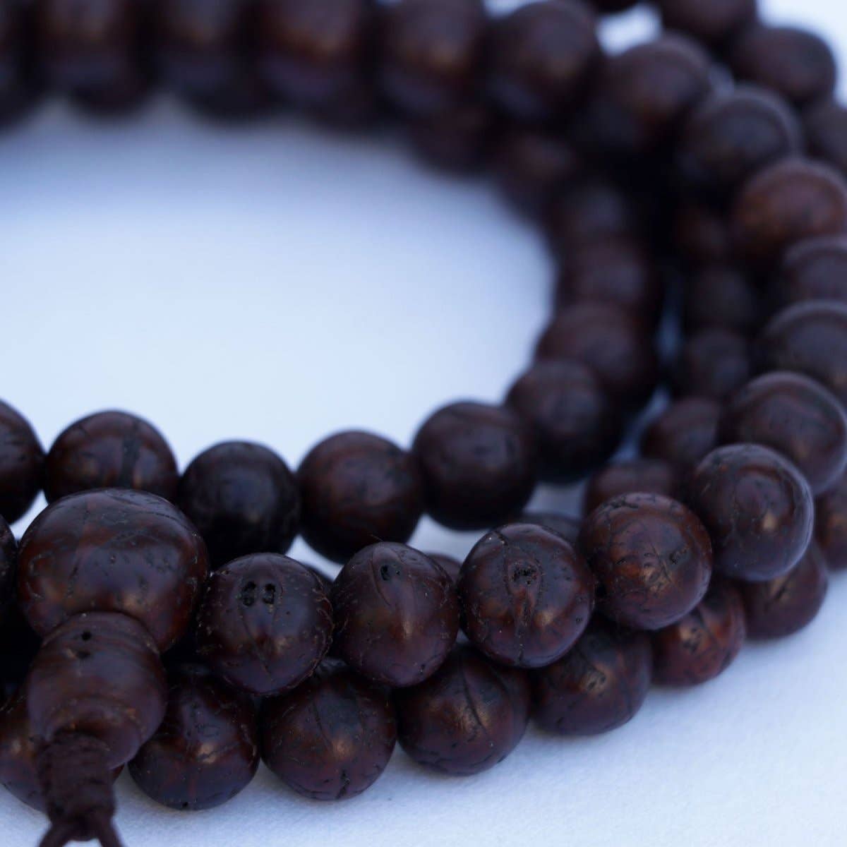 Nairu - A Wellness Boutique - Wholesale Prayer Beads Necklace - Phoenix Eye Bodhi Seed Mala1