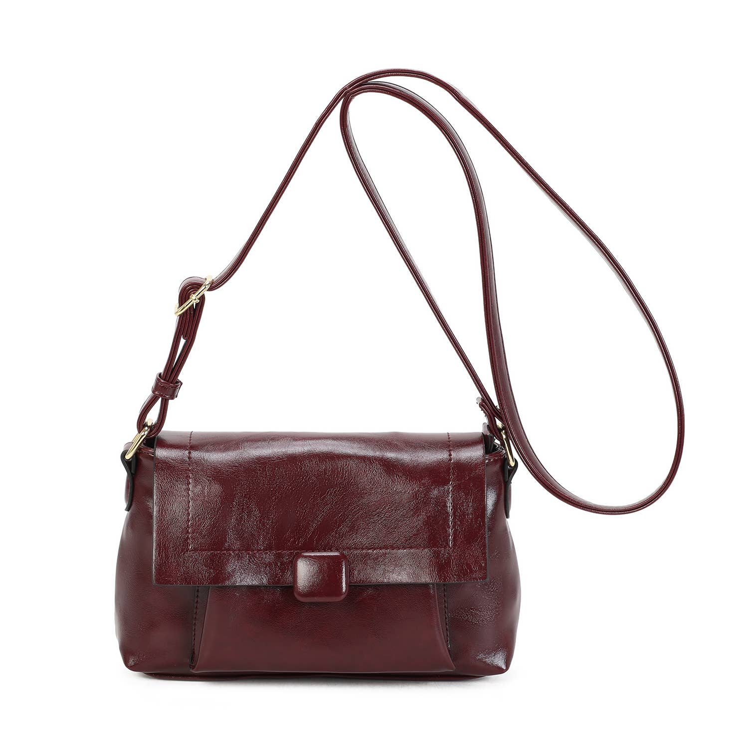 INES DELAURE - Wholesale Shoulder Bag - Women's - Zipped flap crossbody bag1