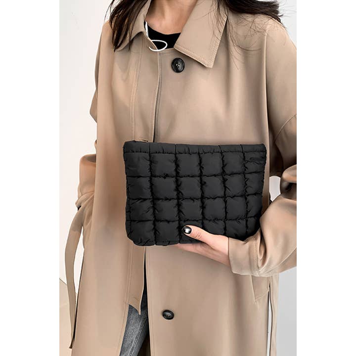 42POPS - Wholesale Makeup/Cosmetic Bag - ',,,.....Quilted Cosmetic Makeup Pouch Clutch Bag