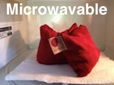 Hot Cherry Pillows - Vente Compresses chaud/froid - Coussin chauffant pour le cou aux noyaux de cerise en denim naturel, non blanchi et prélavé.7