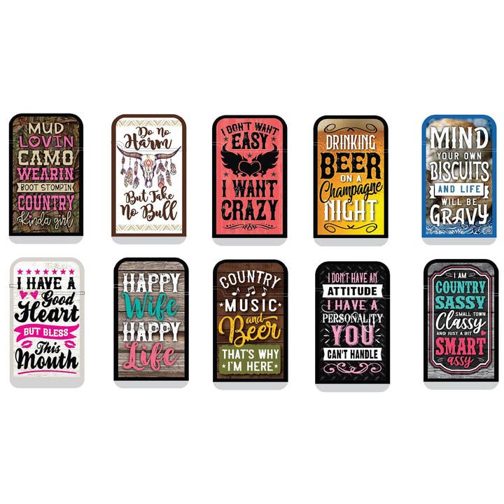 Novelty Brands - Wholesale Lighter - Big Bubba Dual Torch Lighter Country Assortment- 10/Display