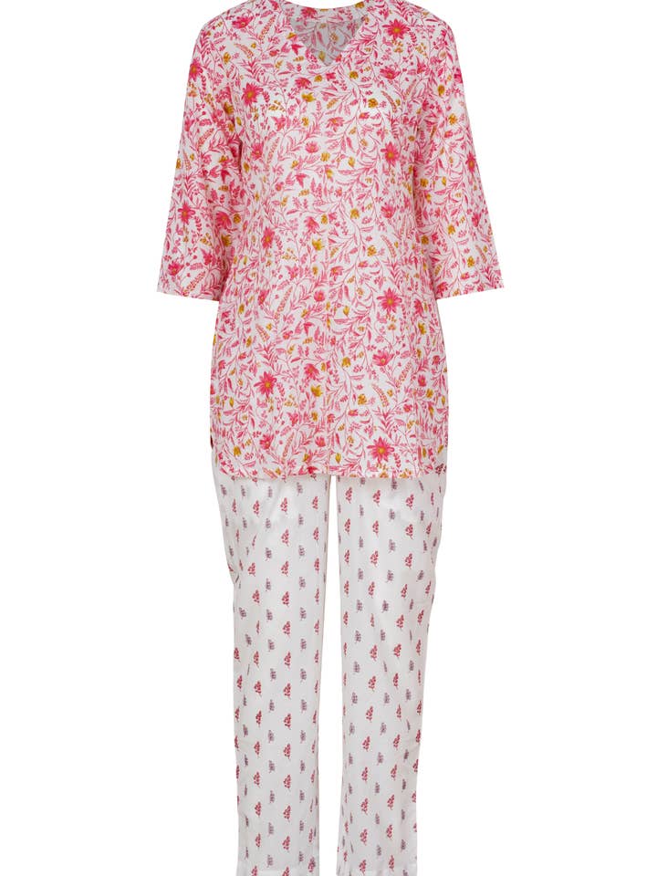Ariastop.com corporation - Wholesale Lounge Set - Women's - Women’s Printed Cotton Loungewear Set6