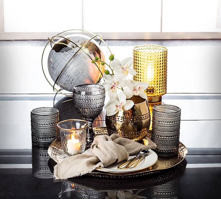 Abbott - Wholesale Wine Glass - Pebble Finish Gob-Gry-6.5"H(8oz)2