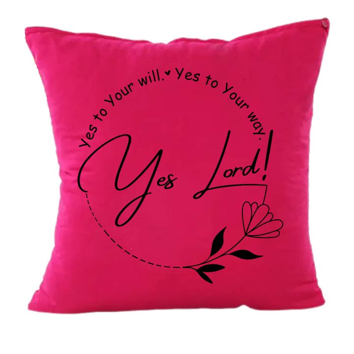 Yes Lord Christian Pillow for wholesale by Love Ann Joy Apparel, LLC