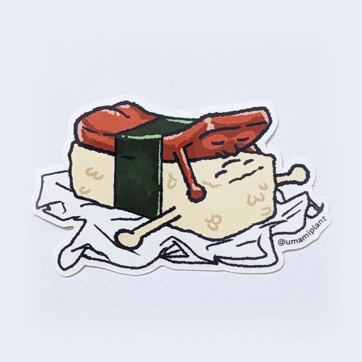 Oof Musubi vinyl klistermärke för wholesale av UMAMIPLANT