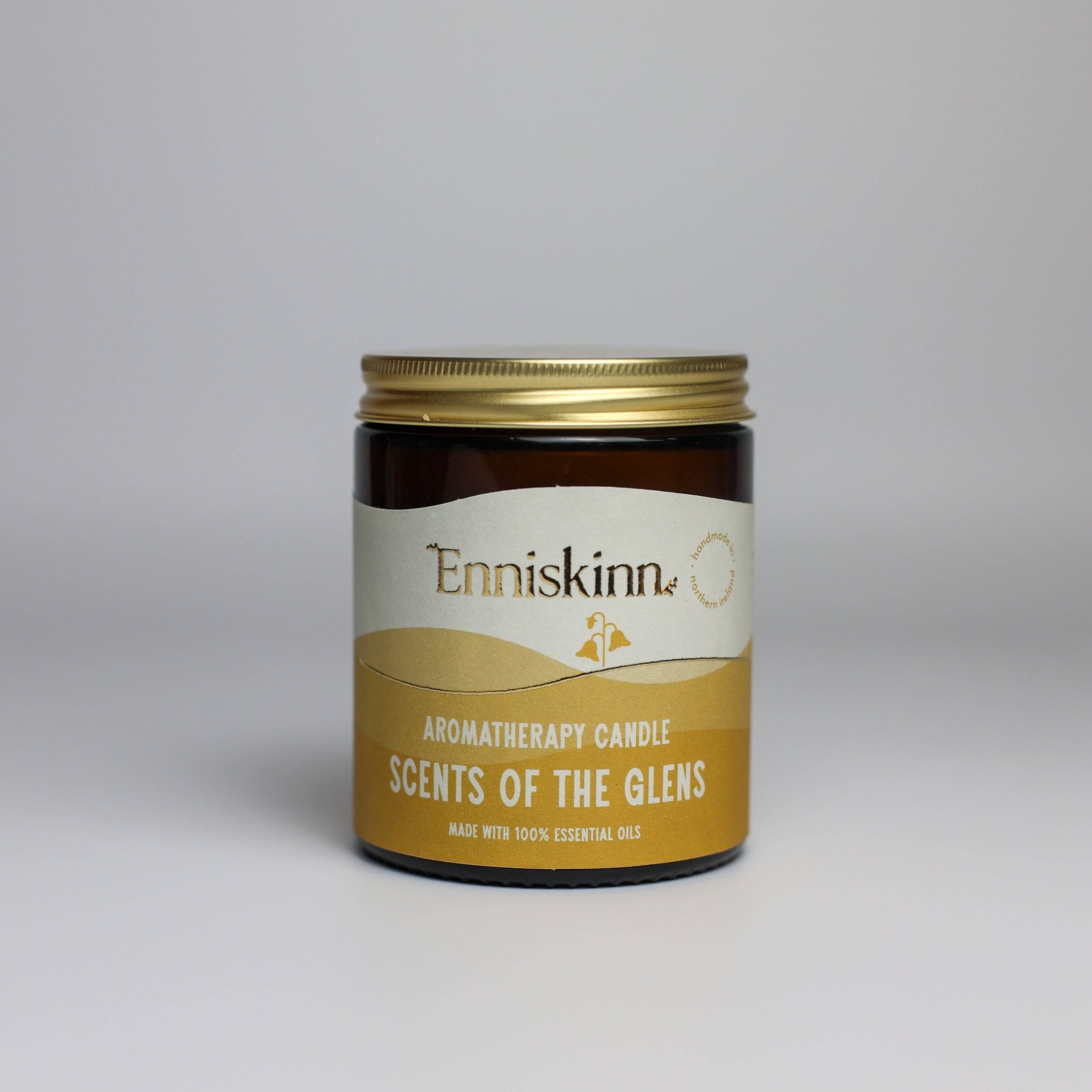 Enniskinn - Handmade N.Irish Selfcare - Wholesale Jar/Filled Candle - Aromatherapy Candle -100% essential oils -Scents of the Glen1