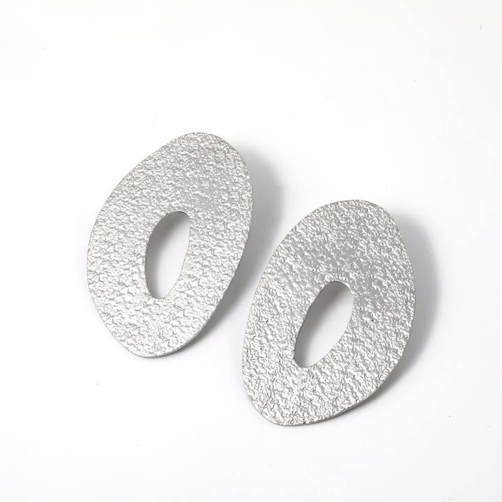 Oval stud earrings - Alina for wholesale by Lovelika