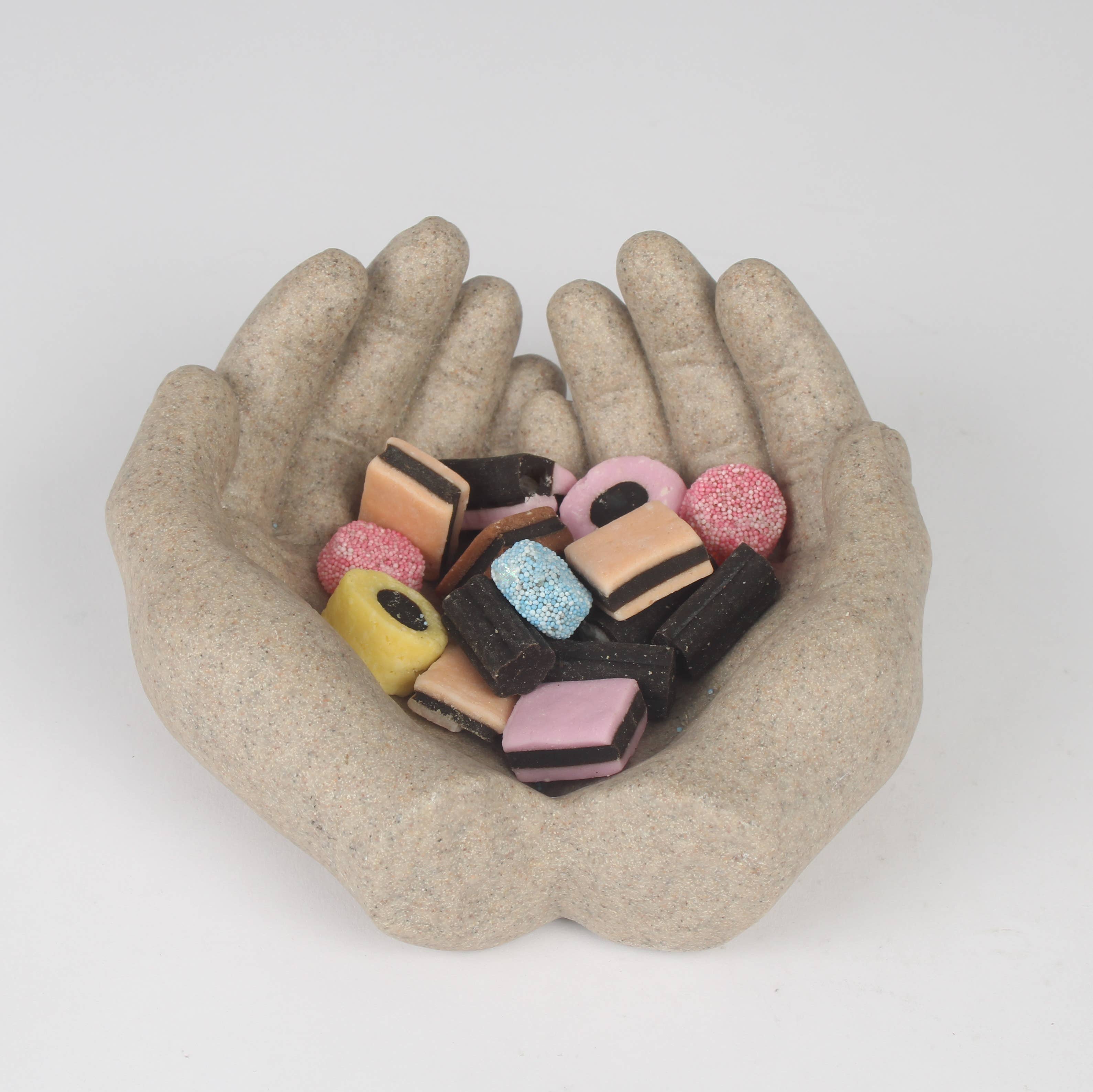 Originals International Ltd – wholesale Decorative plate/dish/bowl – Decorative Hands Bowl – Unique Catchall Dish, Trinket Holder4