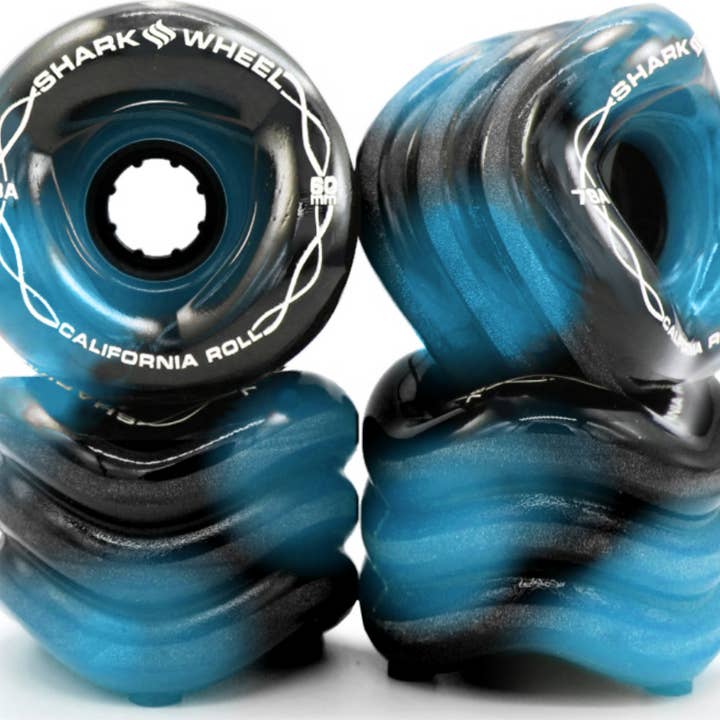 Shark Wheel 60mm Skateboard Wheels (California Rolls) for wholesale by Shark Wheel