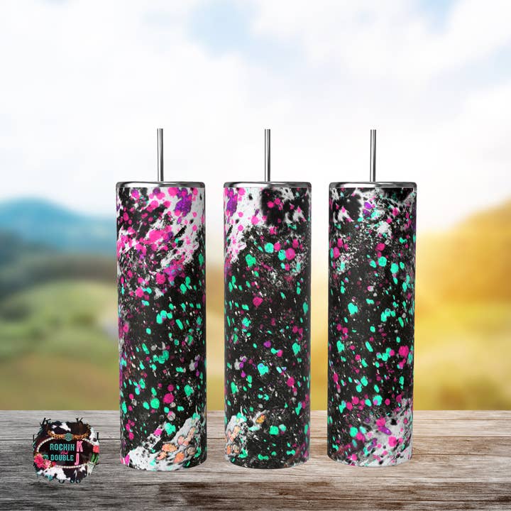 Acid Wash Tumbler for wholesale by Rockin K and Double J