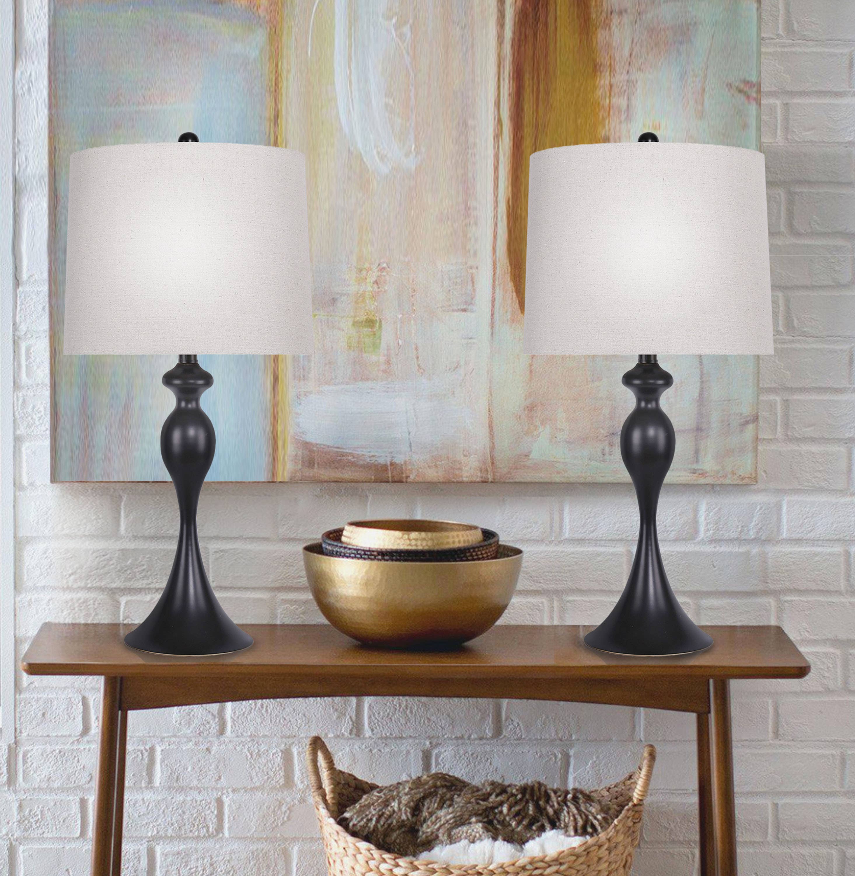 LumiSource and Grandview Gallery - Wholesale Accent/Desk Lamp - Ashland 27" Metal Table Lamps (Set of 2)27