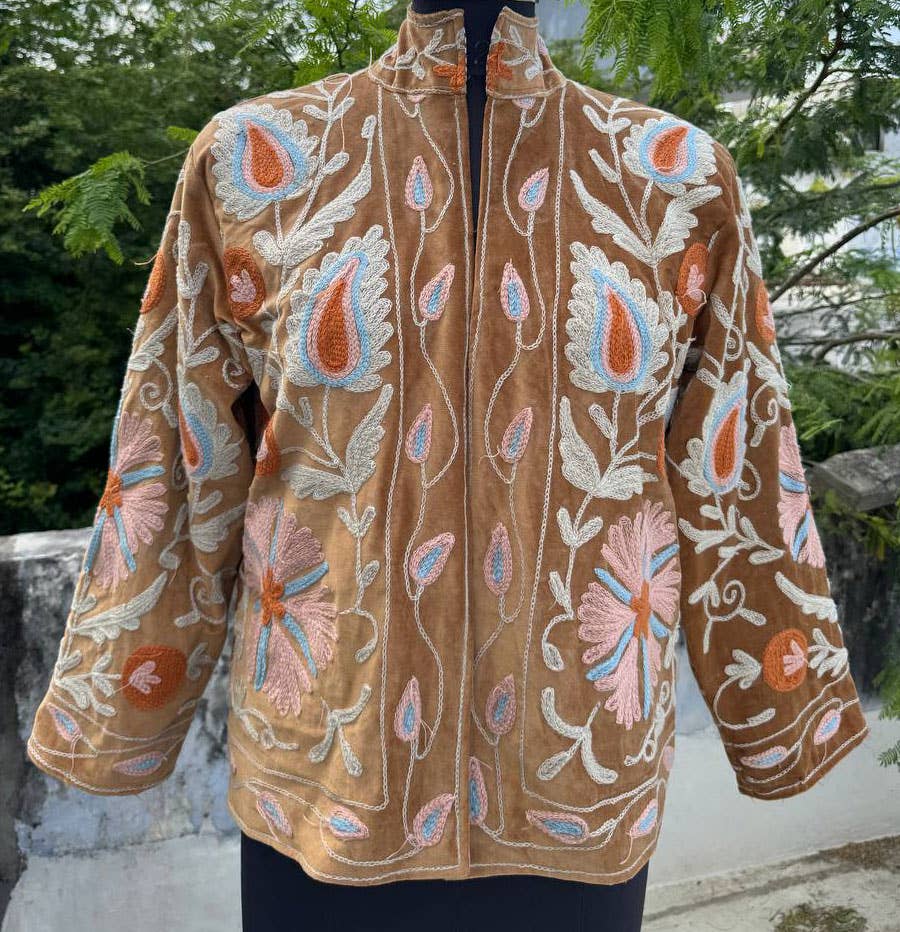 bhavnas boutique - Wholesale Jas - Dames - Borduurkatoenen Suzani Jas Boheemse Stijl Jas 0