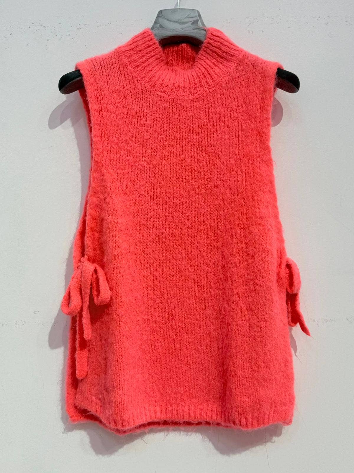 NOELINE - Vente Pull en maille – femme - Pull sans manches en baby alpaga et laine 34516