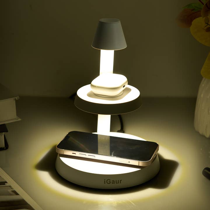 EP Design Lab - Wholesale Charging Dock - 3-in-1 Tabletop Wireless Charger with Dimmable Night Light