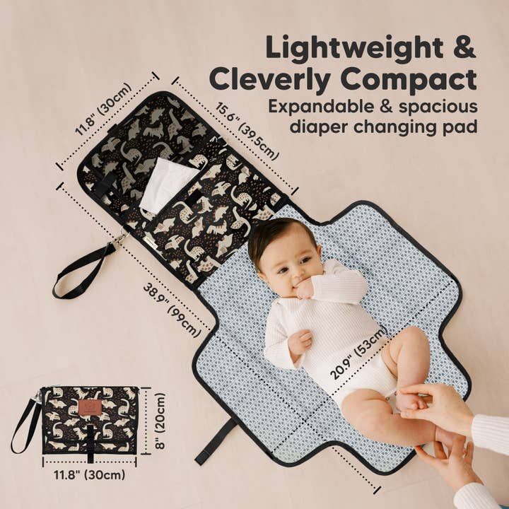 Dino Ridge Ezee Portable Diaper Changing Pad, Foldable Changing Mat for wholesale on Faire