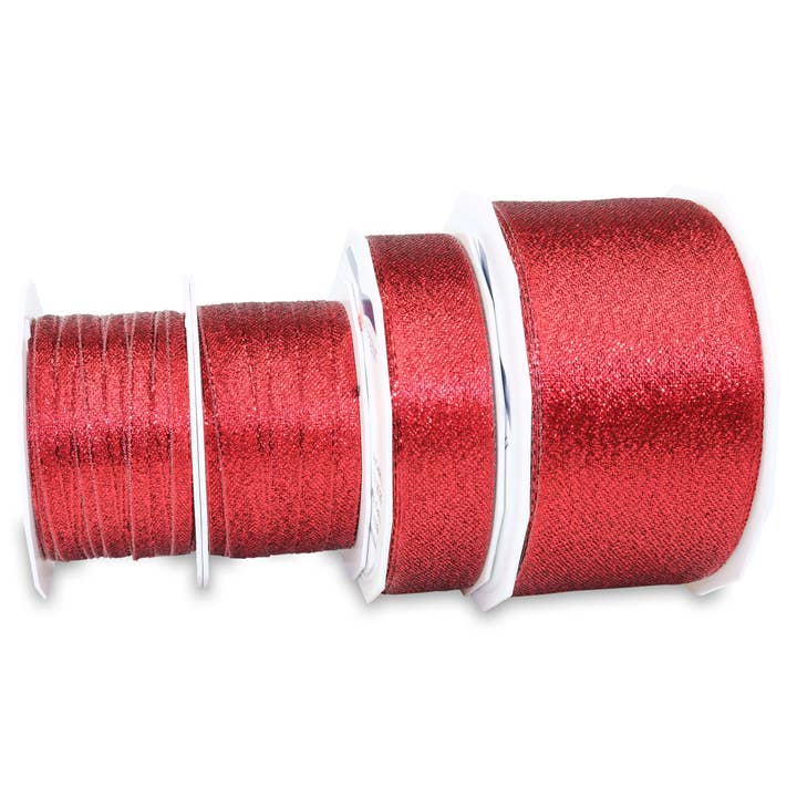 Morex Ribbon - Wholesale Ribbon - Gift Wrapping - #174 Wien Metallic Gold, Silver or Red Ribbon13