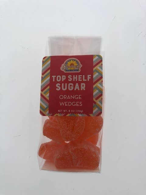 Sunflower Food Company - Wholesale Gummy - Gummi Orange Wedges 6 oz. bag-2