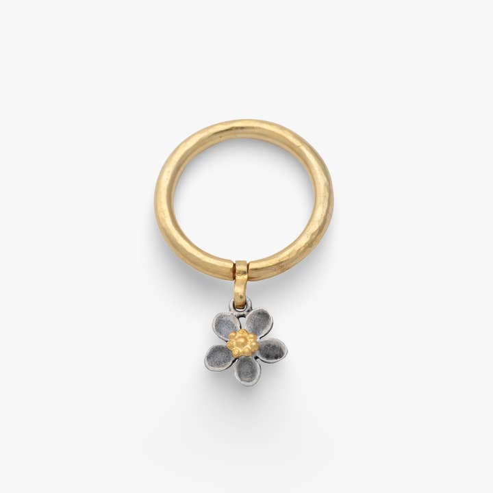 Mini anillo de flores para venta al por mayor de Golden Horn Jewellery