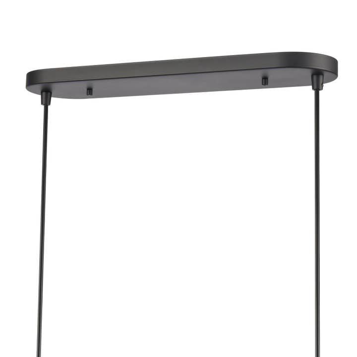 Matte Black Wyatt 40.5'' Wide Integrated LED Linear Chandelier for wholesale on Faire2