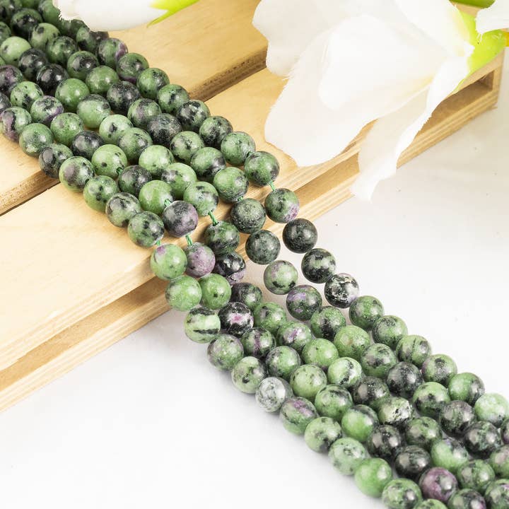 Soothing Crystals Beads - Wholesale Beads - Crystal Jewelry Beads |  Ruby Zosite | Gemstone Beads11