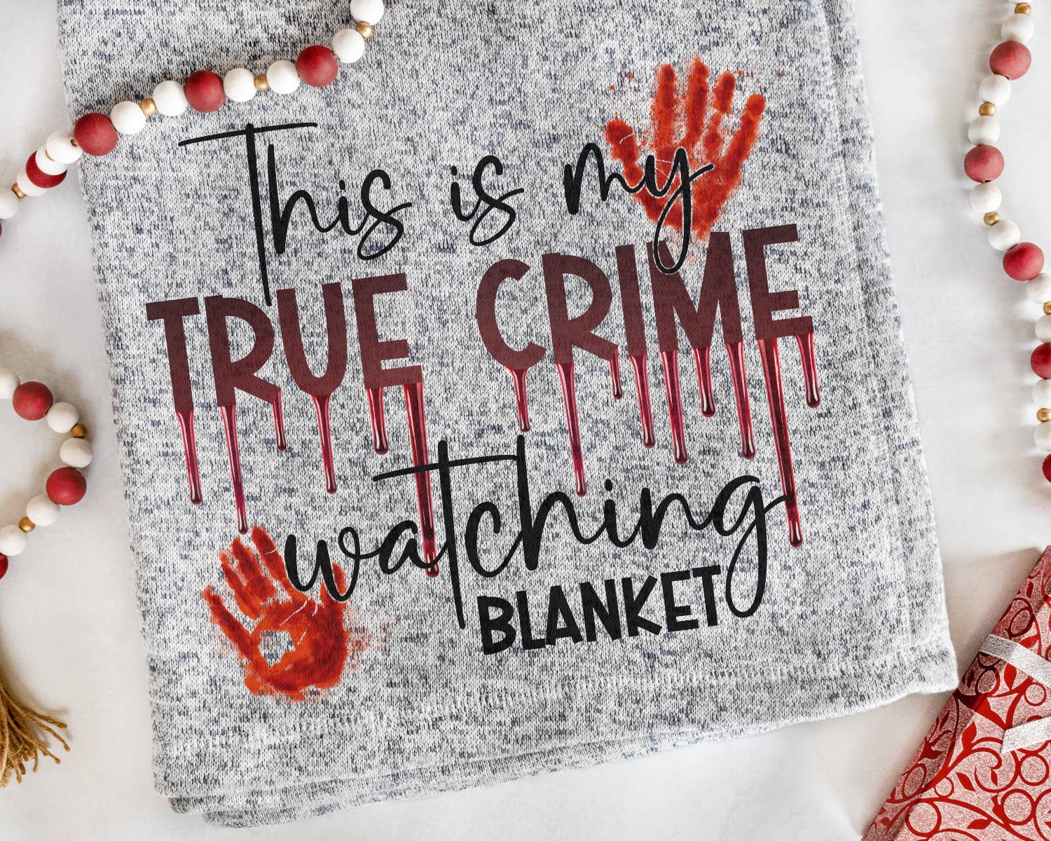 Regina Lynn Design Home Edition – wholesale Throw blanket – True Crime Watching Blanket, Custom Throw Blanket, Travel3