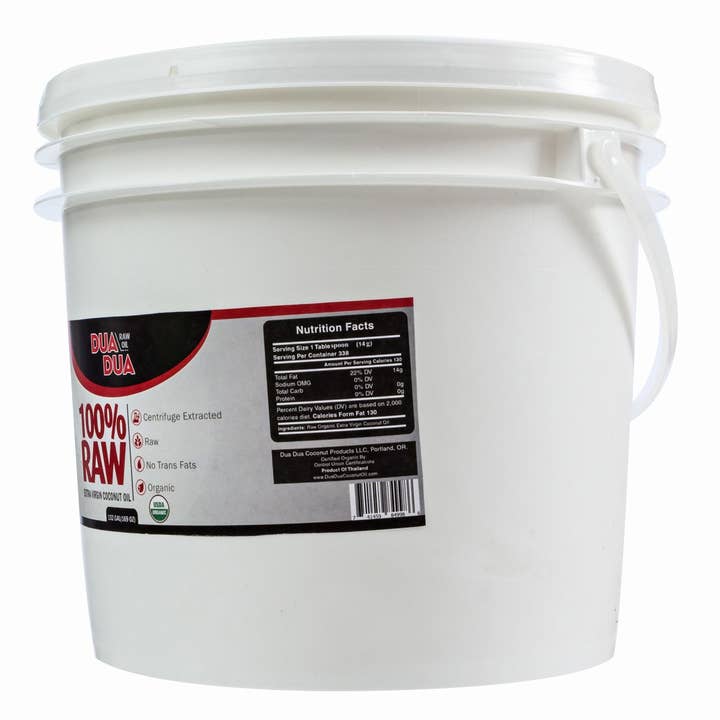 Dua Dua Coconut Products LLC - Wholesale Cooking Oil - Dua Dua Organic Raw Extra Virgin Coconut Oil 1.32 gallons FREE SHIPPING!2