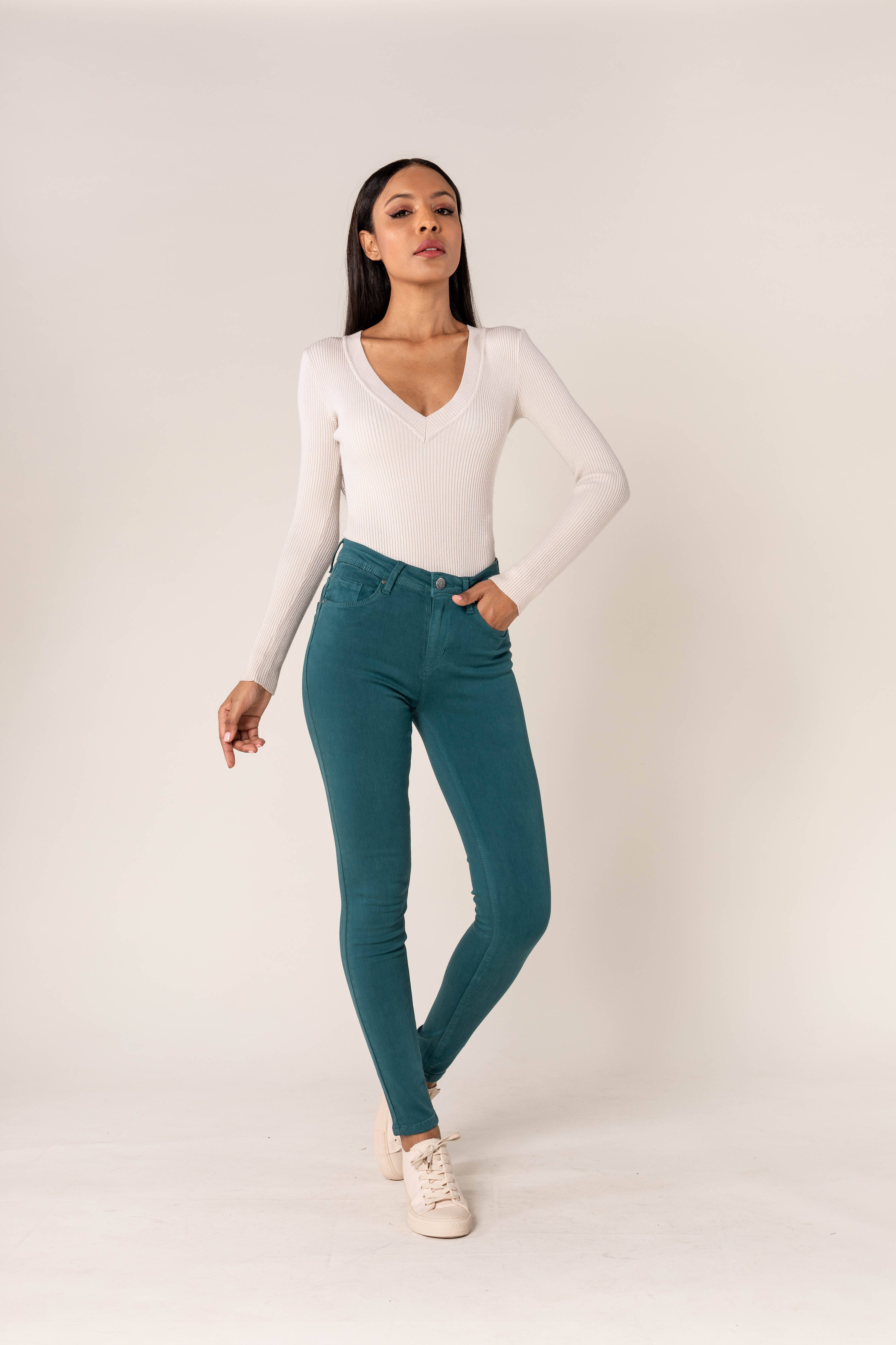 Nina Carter - Wholesale Jeans - Women's - Skinny Push Up Comfortable High Waist Super Stretch P10657