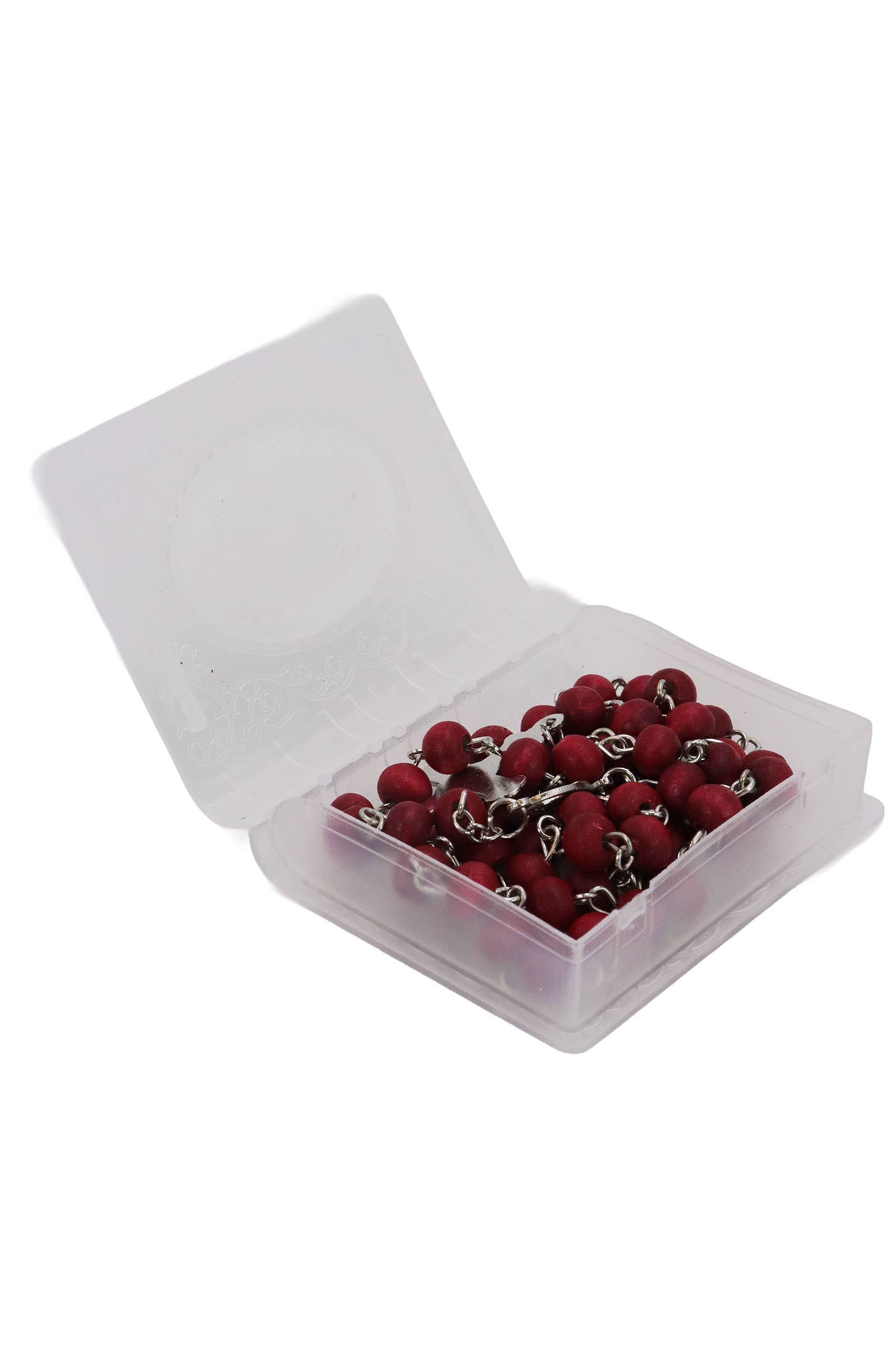 ASSORTED Cross Rose Wood Prayer Beads Rosary Necklace for wholesale on Faire2