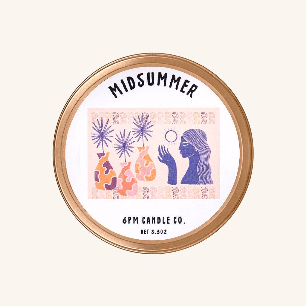 6pm Candle Co. - Wholesale Travel Candles - Midsummer - Travel Candles