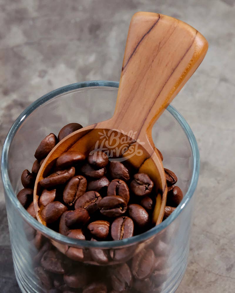 Bali Harvest - Wholesale Measuring spoon - Teak Wooden Scoop - Flour Coffee Spice Sugar Measuring Spoon1