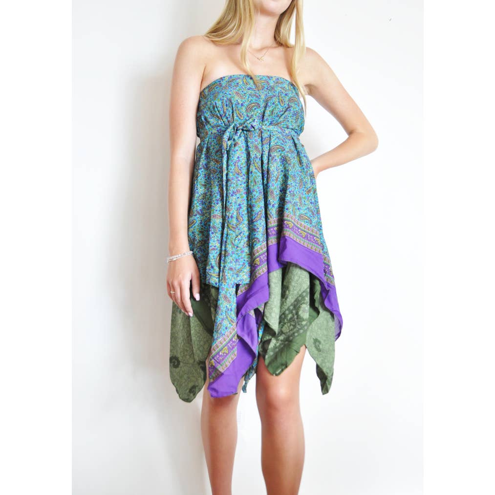 Mid Diamond Multi Wear Skirt - Eco Couture for wholesale by Guru