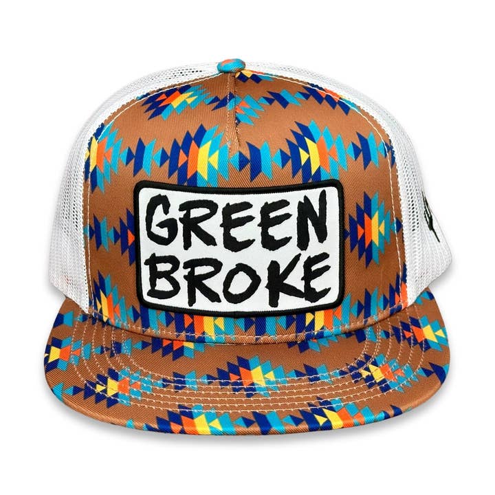 CA Dirty Sancho Aztec Snapback Cap with White Mesh for wholesale by Cactus Alley Hat Co.