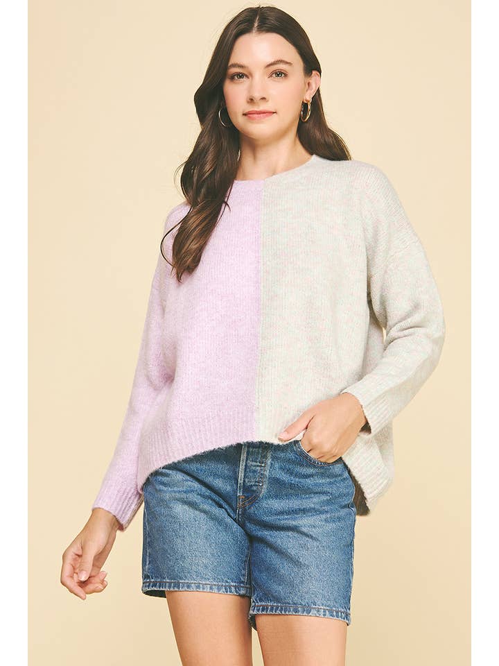 PINCH – Pulôver - Mulher por atacado – CAMISOLA COLORBLOCK - 3276WS12