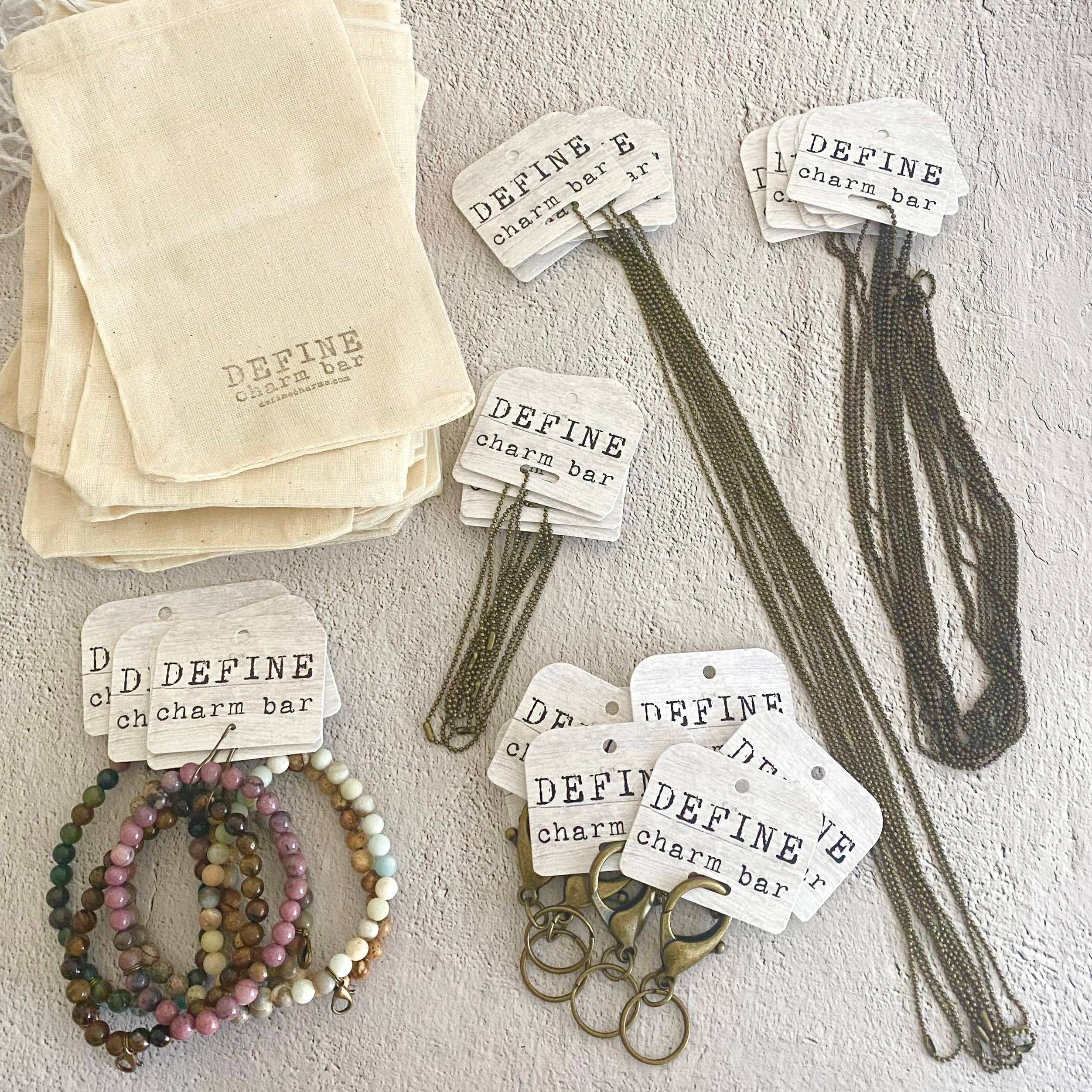 Define Charm Bar - Wholesale Individual Charm/Pendant - Bracelet, Necklace or Keychain Clip for Charm Bar4