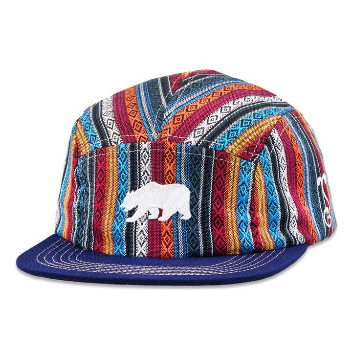Bear Collection Taos 5 Panel Snapback Hat for wholesale by Grassroots California