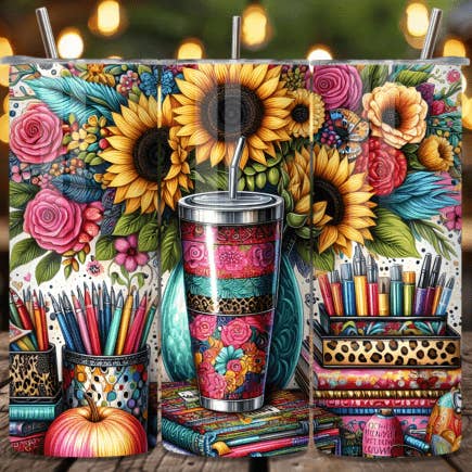 Teacher tumbler for wholesale by KTD DESIGNS