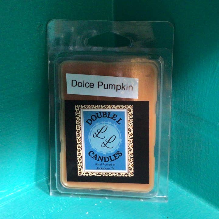 Dolce Pumpkin Wax Melt for wholesale by Double L Florist and Gift Boutique