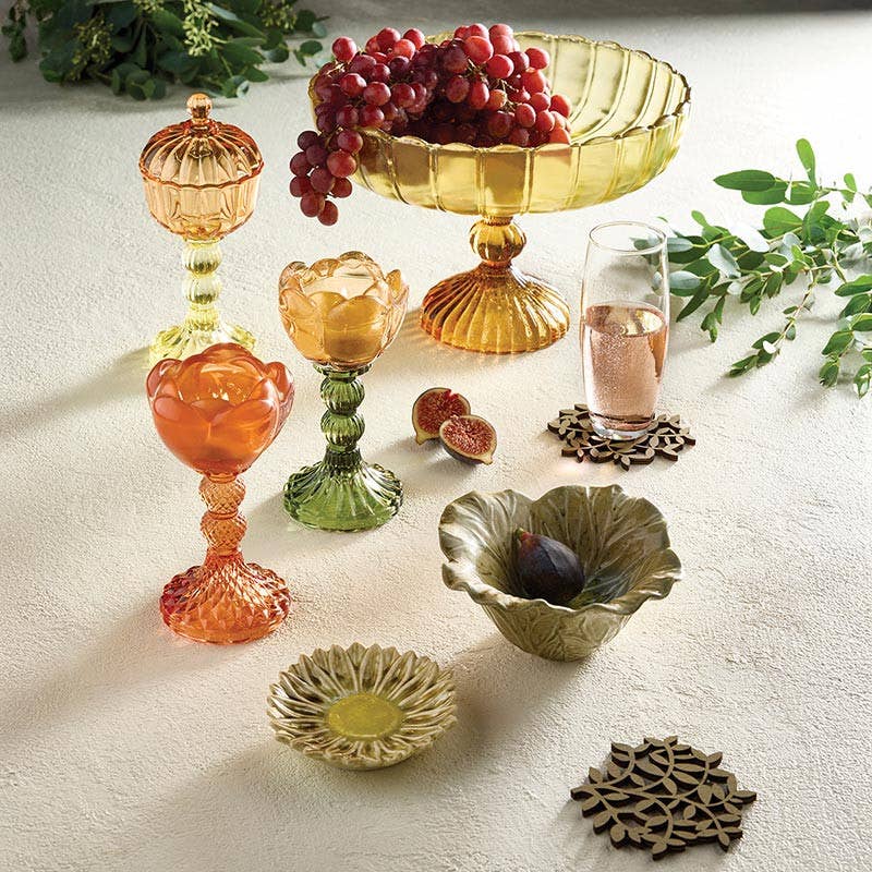 47th & Main (Creative Brands) - Wholesale Decorative Tabletop Object - Sunshine Glass Stand1