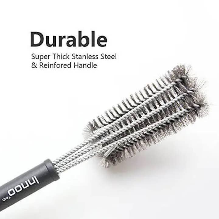 Angel Isabella - Wholesale Outdoor Grill Tools - Final Sale–Heavy Duty 18" Stainless Steel BBQ Grill Brushes3