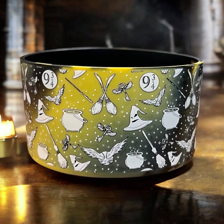 Olive Lane Accessories - Wholesale Drink Huggers & Koozies - Hufflepuff 3D Silicone Tumbler Boot0