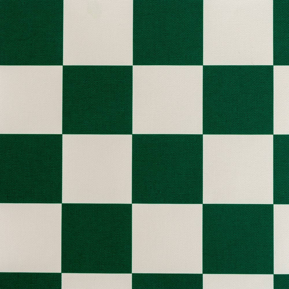 Really Nice Things - Wholesale Fabric - Checkerboard Green Outdoor Fabric x meters0