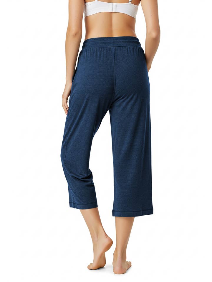 I-Wear Brands – Engroshandel Loungesweatpants/jogginbukser – til kvinder – 3 Pack kvinders franske Terry snor Capri Sweatpants3